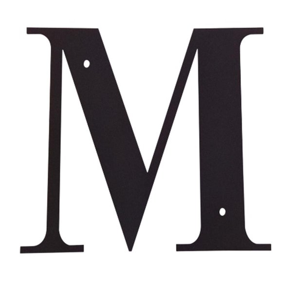 Village Wrought Iron Letter M Medium LET-M-M